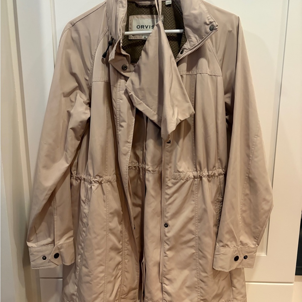 Orvis Tan Packable Rain/Wind Jacket - image 1